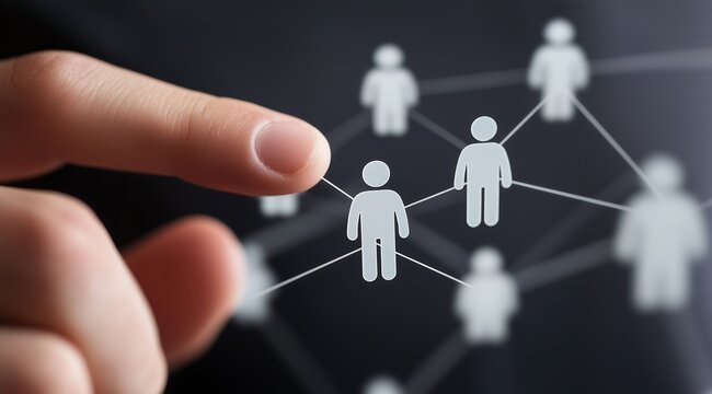 Teamwork and Collaboration in a Modern Corporate Office with a Diverse Human Network.Generative AI