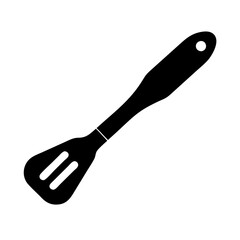 spatula icon, spatula silhouette vector illustration-Editable Vector Art of spatula,spatula vector