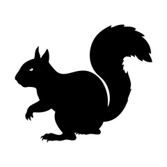 squirrel icon, squirrel silhouette vector illustration-Editable Vector Art of squirrel,squirrel vector