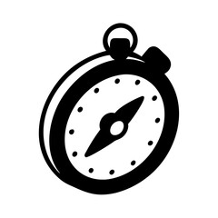 stopwatch icon, stopwatch silhouette vector illustration-Editable Vector Art of stopwatch,stopwatch vector