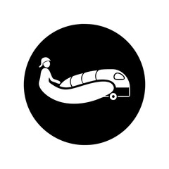 subway icon, subway silhouette vector illustration-Editable Vector Art of subway,subway vector