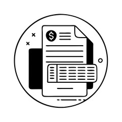 tax form icon, tax form silhouette vector illustration-Editable Vector Art of tax form,tax form vector