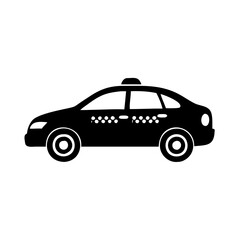 taxi icon, taxi silhouette vector illustration-Editable Vector Art of taxi,taxi vector