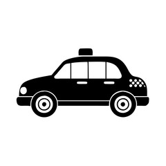 taxi icon, taxi silhouette vector illustration-Editable Vector Art of taxi,taxi vector