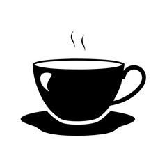 tea cup icon, tea cup silhouette vector illustration-Editable Vector Art of tea cup,tea cup vector