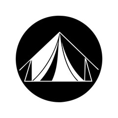 tent icon, tent silhouette vector illustration-Editable Vector Art of tent,tent vector