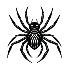 spider Halloween  on a white background
