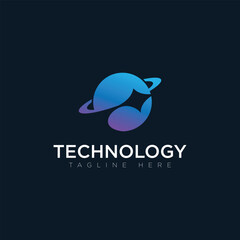 Tachnology logo, tagline here, vector logo