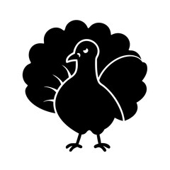 turkey thanksgiving icon, turkey thanksgiving silhouette vector illustration-Editable Vector Art of turkey thanksgiving,turkey thanksgiving vector