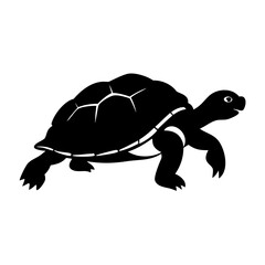 turtle icon, turtle silhouette vector illustration-Editable Vector Art of turtle,turtle vector