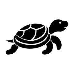 turtle icon, turtle silhouette vector illustration-Editable Vector Art of turtle,turtle vector
