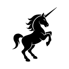 unicorn icon, unicorn silhouette vector illustration-Editable Vector Art of unicorn,unicorn vector