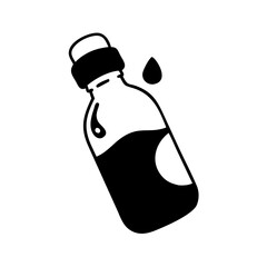water bottle icon, water bottle silhouette vector illustration-Editable Vector Art of water bottle,water bottle vector