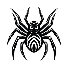 Halloween black crab spider