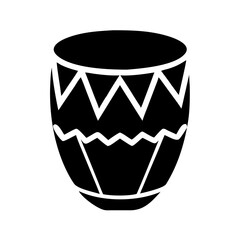 african drum icon, african drum silhouette vector illustration-Editable Vector Art of african drum,african drum vector