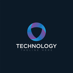 Tachnology logo, tagline here, vector logo