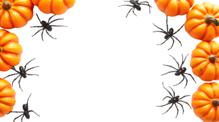 Halloween decorated frame