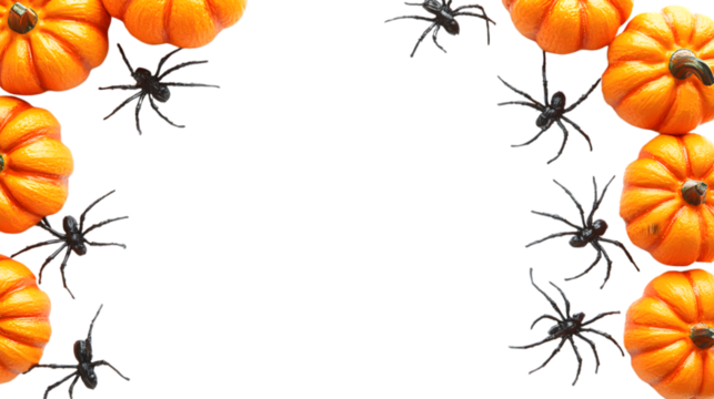 Halloween decorated frame - Powered by Adobe