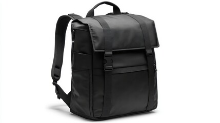 Naklejka premium backpack on a white background