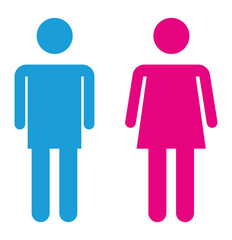 Man and woman icon set. male and female symbol. Girls and boys restroom sign. men and women restroom icon. toilet icon sign symbol. vector illustration.
