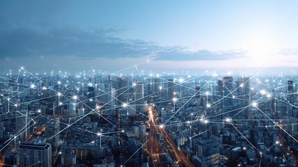 Dual Exposure of IoT Devices in a Digital City Grid Concept