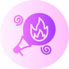 distraction gradient icon