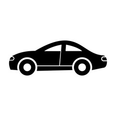 Car clip art design on plain white transparent isolated background for card, shirt, hoodie, sweatshirt, apparel, tag, mug, icon, poster or badge