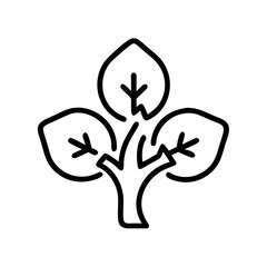 vector tree silhouette