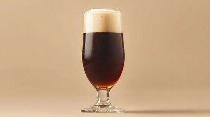A trendy nitro cold brew coffee served in a tall glass