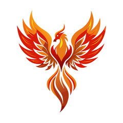 Fototapeta premium Phoenix logo Design template