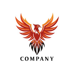 Obraz premium Phoenix logo Design template