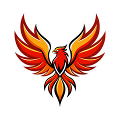 Fototapeta premium Phoenix logo Design template
