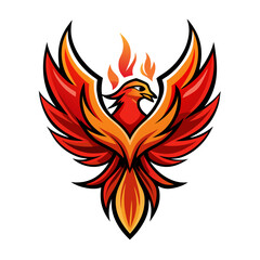 Fototapeta premium Phoenix logo Design template