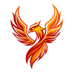 Fototapeta premium Phoenix logo Design template