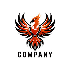 Obraz premium Phoenix logo Design template
