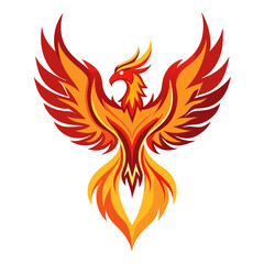 Fototapeta premium Phoenix logo Design template