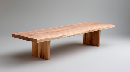 Dinning table made with organic wood