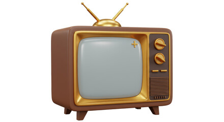 Isolated Retro TV icon