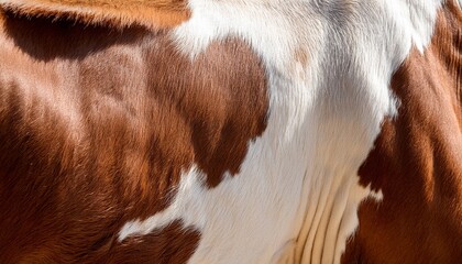 abstract background of closeup cow skin texture