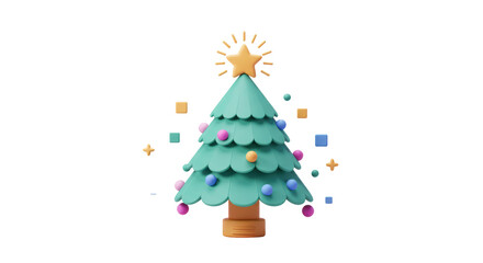 Isolated Christmas Tree