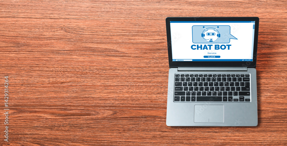 Poster chatbot software application for modish online business that automatically reply to customer questio
