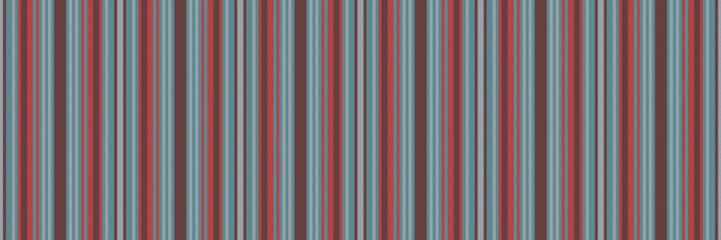 Obraz premium Rnternet background seamless vertical, complexity fabric lines textile. Giagonal stripe pattern texture vector in red and cyan colors.