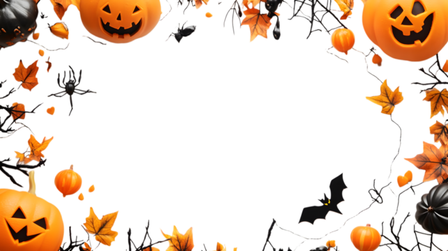 halloween background with pumpkin