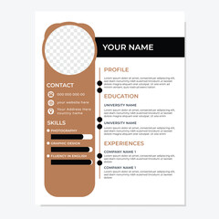 Creative Modern Fresh Clean Best CV Design Template