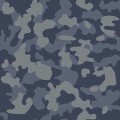 Camouflage pattern with three colors. gray, nature, heart shape. military, camouflage, seamless. Vector © Danu