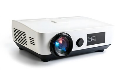 White projector with isolated, and studio shot. (1)