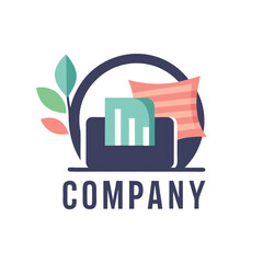 Home decor logo template