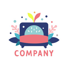 Home decor logo template