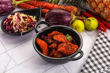 Indian cuisine - spicy Chicken 65