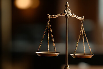 Scales of Justice: A symbol of fairness, balance, and the legal system, representing impartial judgment in legal and ethical matters.